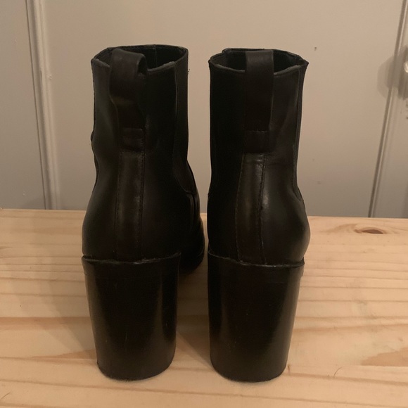 Design Lab Black Leather Boots - Picture 3 of 3